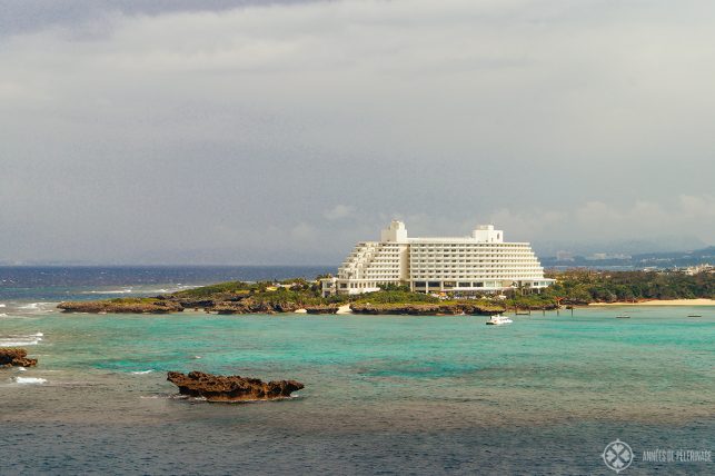 ANA InterContinental Manza Beach Resort hotel - if you are wondering where to stay in Okinawa, this is probably where most tourists look first.