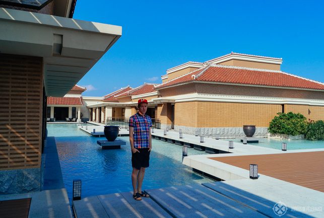 The ritz Carlton Okinawa and its beautiful water terraces