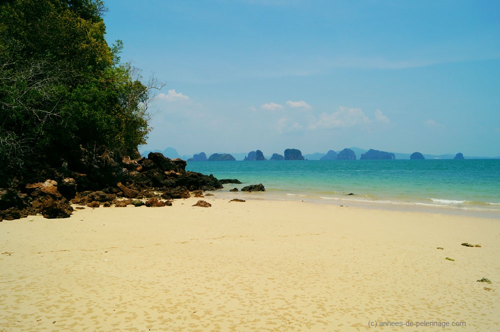 View from the beach at Six Senses Koh Yao Noi