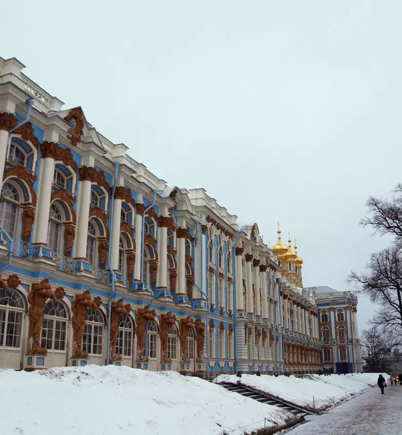 The Catherine Palace in St. Petersburg, Pushkin