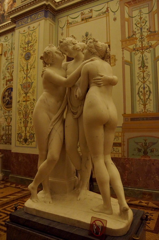 Hermitage museum guide: The marmor sculpture of the three graces
