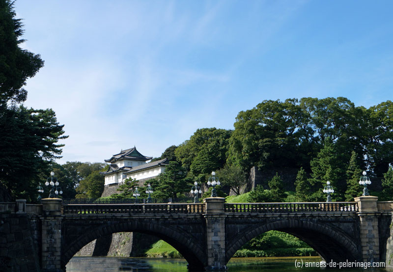 Seimon Ishibashi, also called meganebashi is the main entrance leading to the Imperial Palace in Tokyo