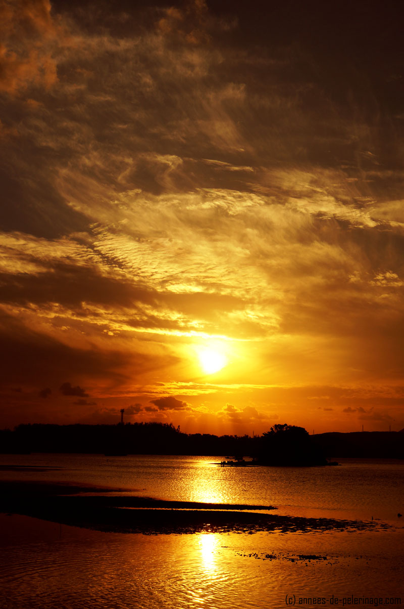 Things to do in okinawa: Watch one of the beautiful sunsets of the island