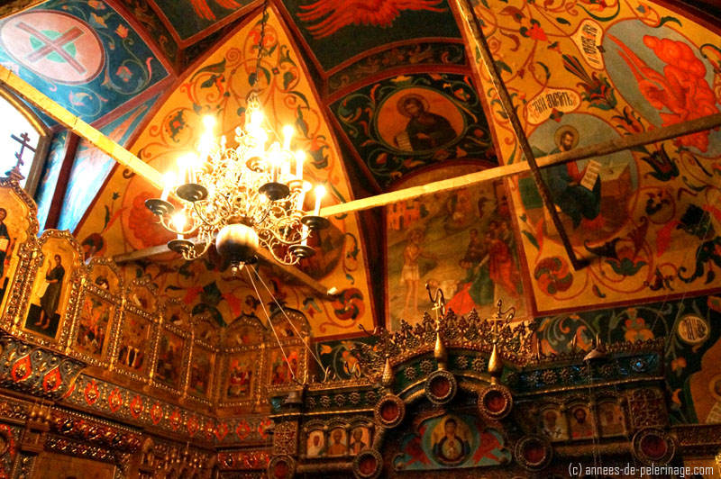 The tomb of St. Basil in St. Basil’s Cathedral in Moscow