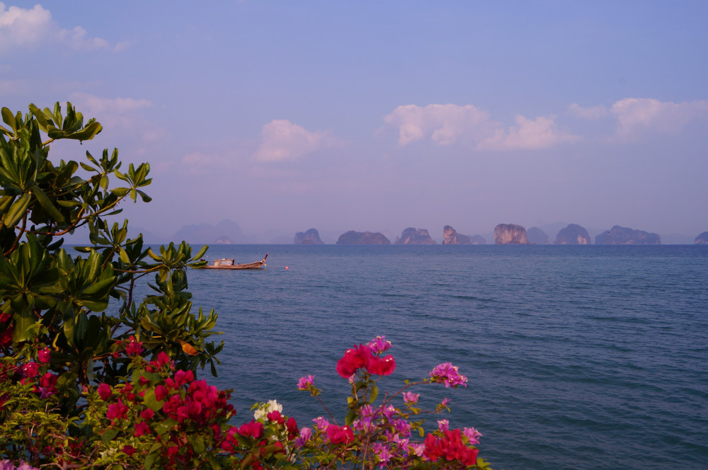 the view on the phang nga bay from koh yao noi