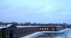 Peter and paul fortress St petersburg in winter