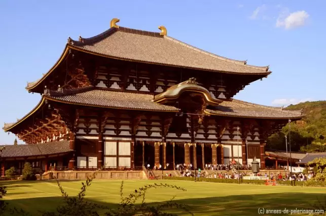 The biggest wooden structure in japan - todaiji temple in nara, japan