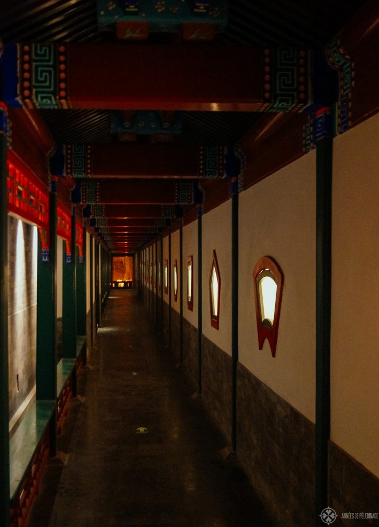 hallway aman at summer palace Beijing, china