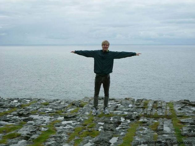 me at the cliff of Dún Aonghasa, Inishmore, Ireland