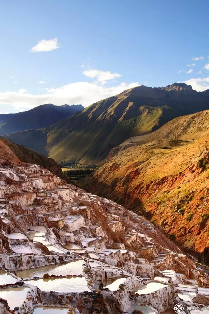 The Maras salt mines are an ancient inca site in the sacred valley of the Incas only a short day trip from Cusco