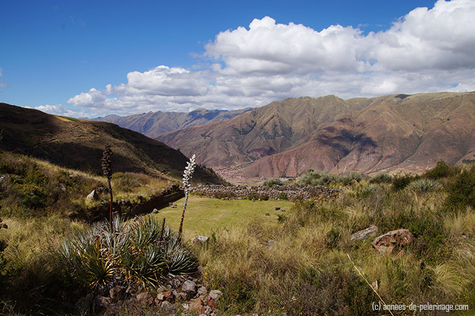 The inca water reservoir above tipon water gardens