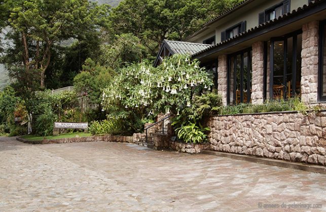 Belmond Sanctuary lodge luxury hotel machu picchu from outside