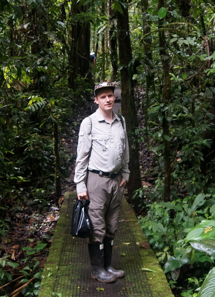 Me at the napo wildlife center in the amazon rain forest. As you can see I did pack long sleeved clothes despite the heat!
