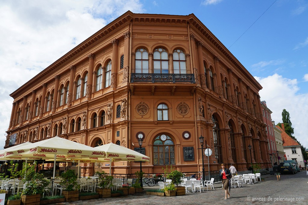 The riga bourse and its museum on the central square