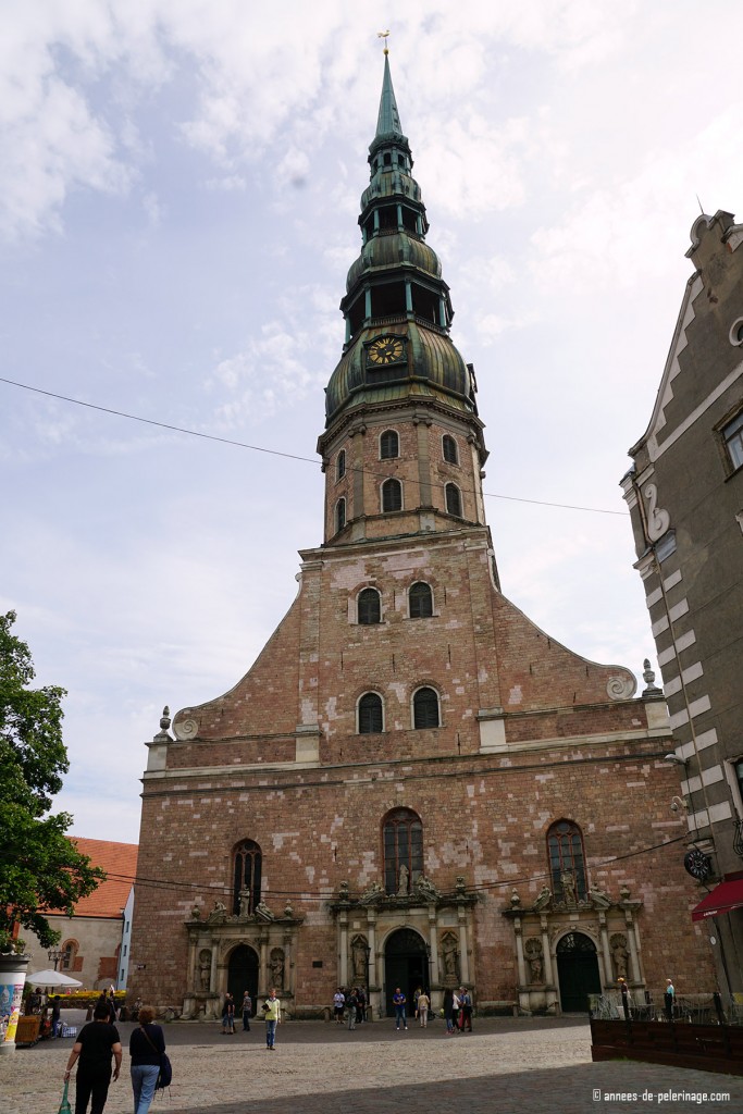 St. Peter'S church in Riga offers a beautiful view from its high bellfry
