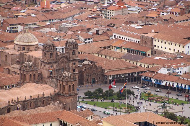 Plaza de Armas as seen from above