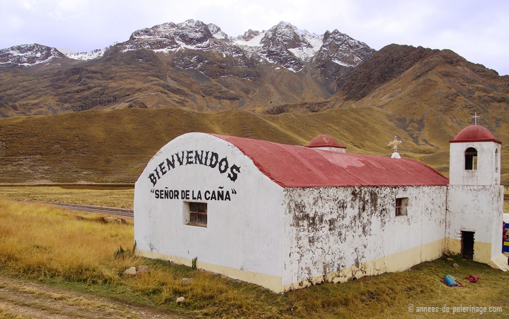 The Senor de la cana church at the highest point of the andean explorer