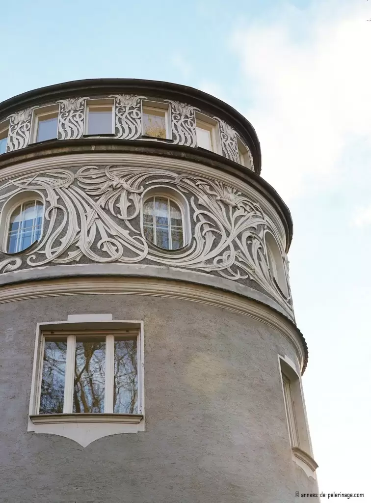 The Art Nouveau Villa Bechtolsheim in Bogenhausen, Munich