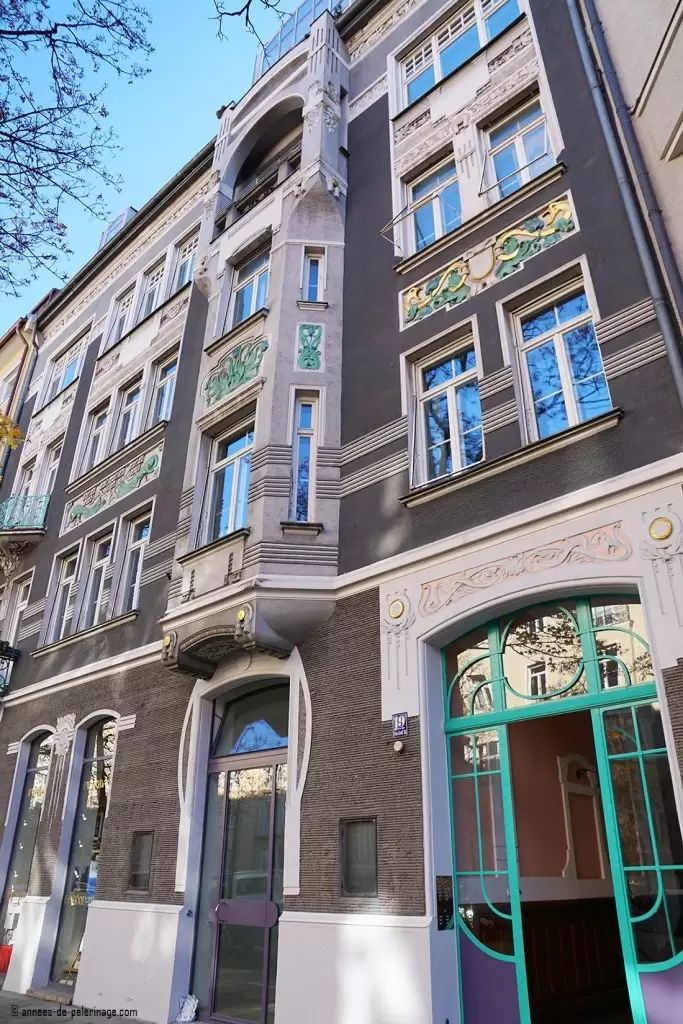 Art Nouveau apothecary at Franz-Joseph-Strasse 19 in Munich