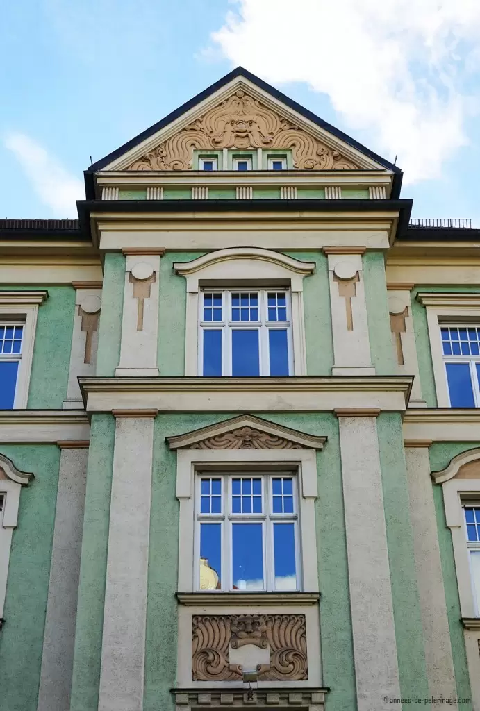 Art Nouveau house in Ismaningerstrasse 98 in Munich