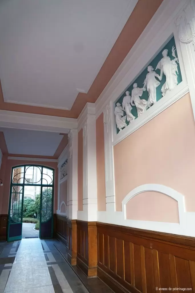 inside an art nouveau house at Franz-Josef-strasse in Munich