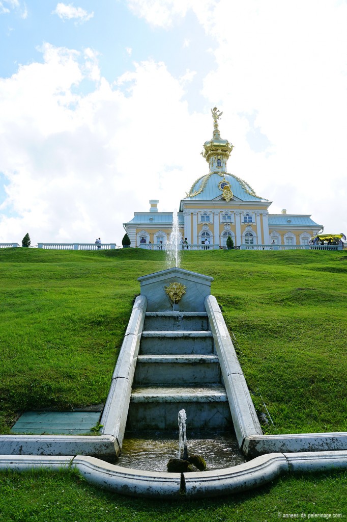 A little church in Peterhof Palace in St. Petersburg, Russia, part of the main complex.