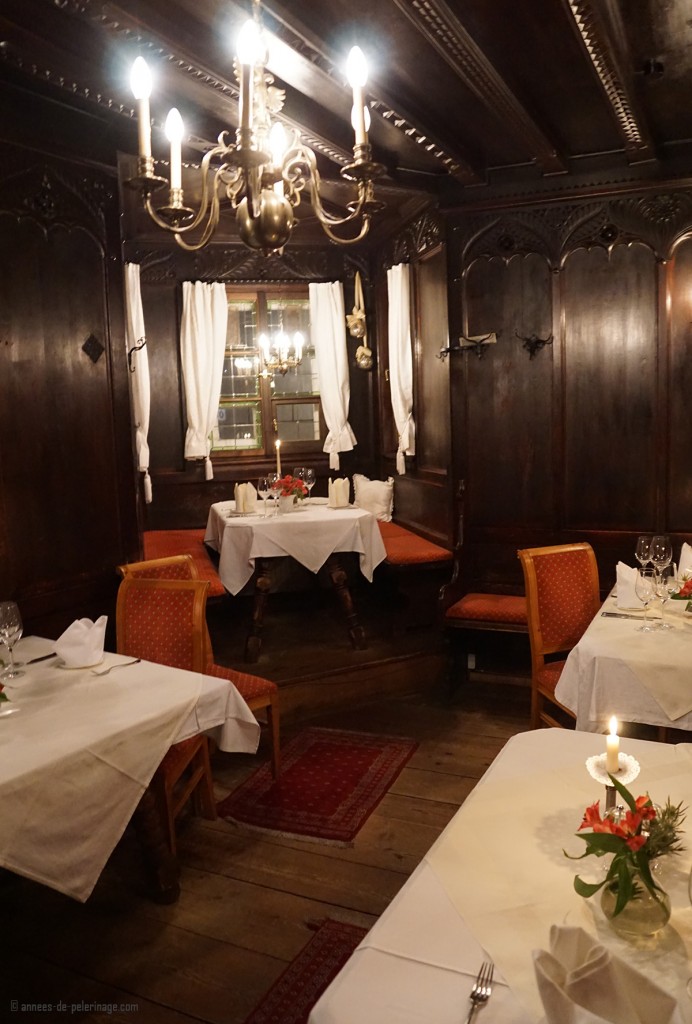 The beautiful rooms inside the Ottoburg restaurant in Innsbruck, Austria