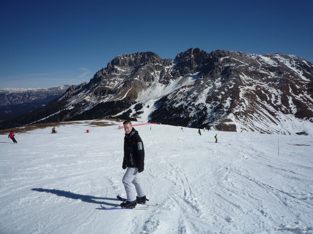 Skiing in the area of Innsbruck, Austria (not too much snow on that picture yet :))