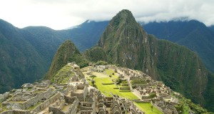 The iconic view on Machu Picchu, Peru