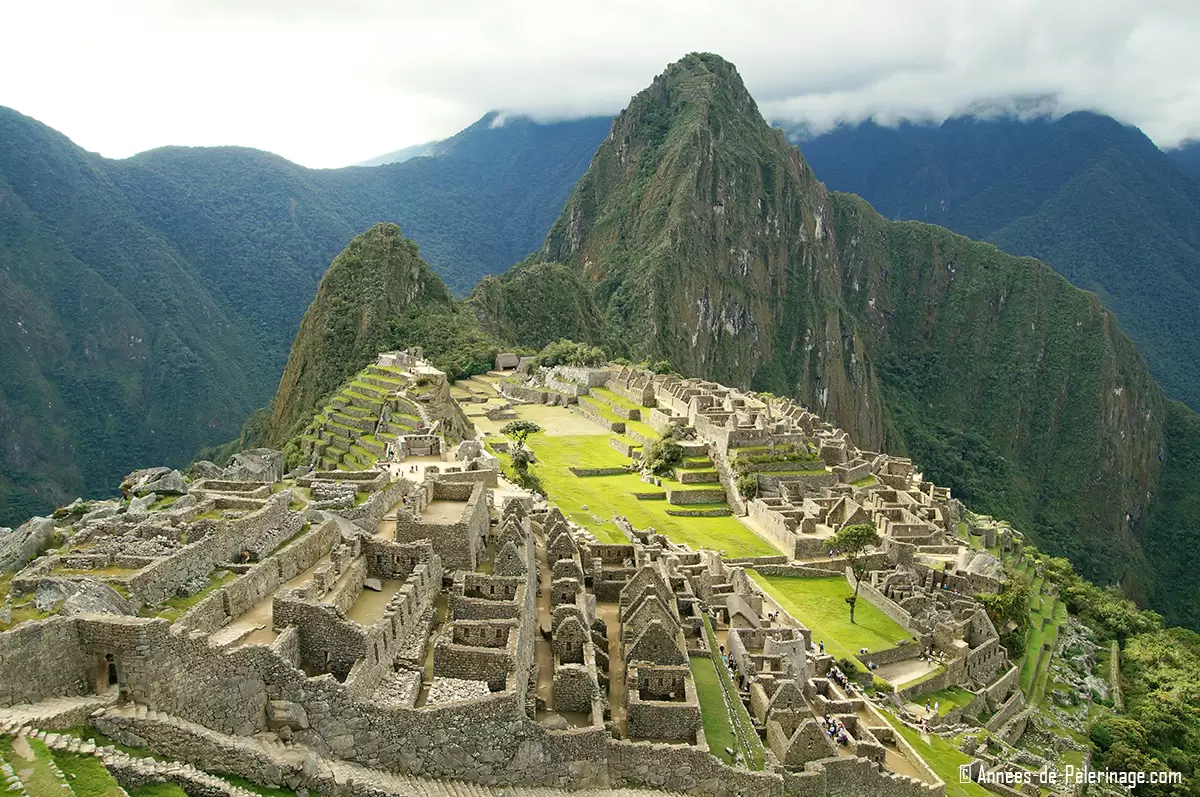 The iconic view on Machu Picchu, Peru