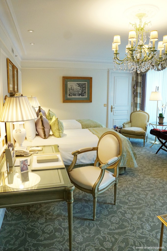 The Premium Room at the the Four Seasons Hotel George V in Paris