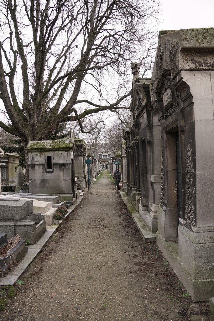 The graveyard of Montmartre in Paris