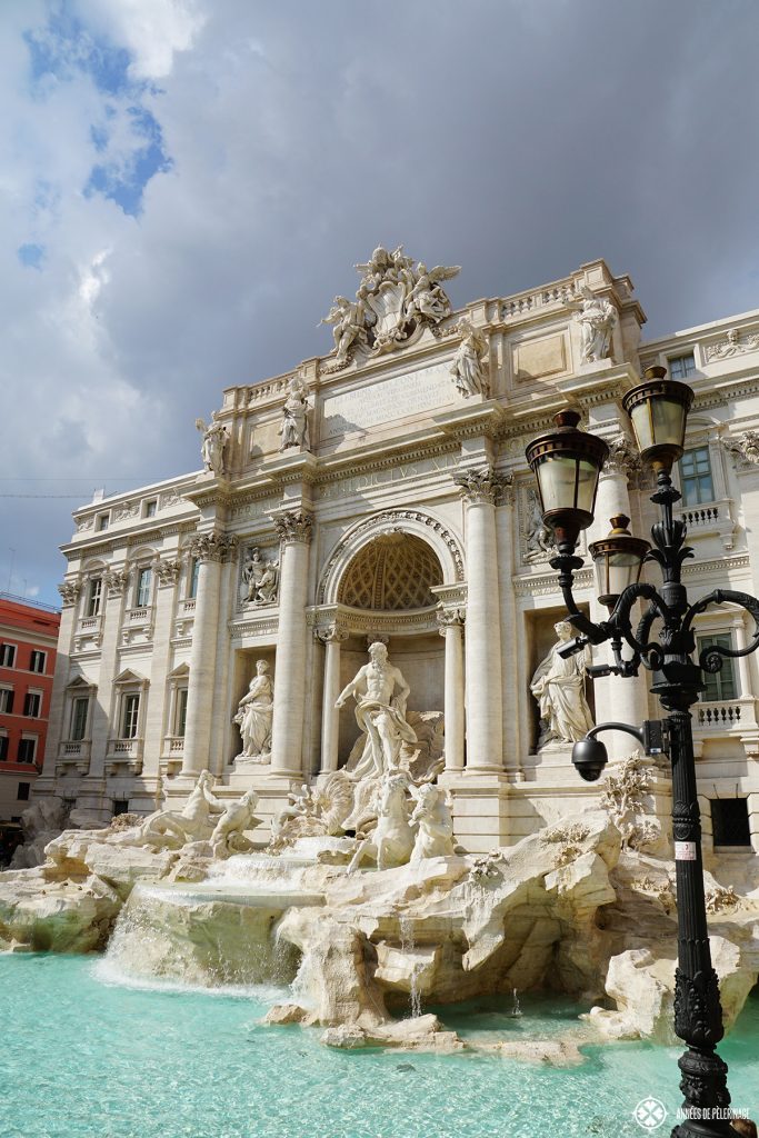 The more than amazing Fontana di Trevi in Rome in its renovated state