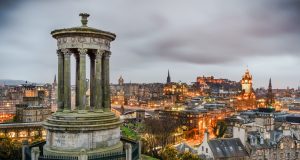 View of Edinburgh from Calton Hill, Scotland
