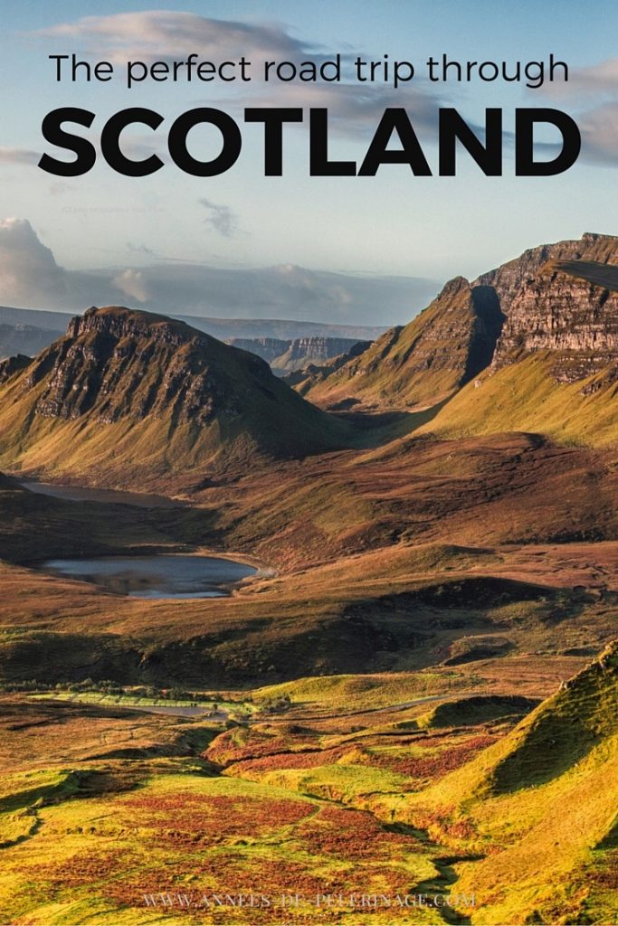 The perfect road trip through Scotland. A travel guide with a detailed itinerary starting in Glasgow and ending in Edinburgh. Click for more!
