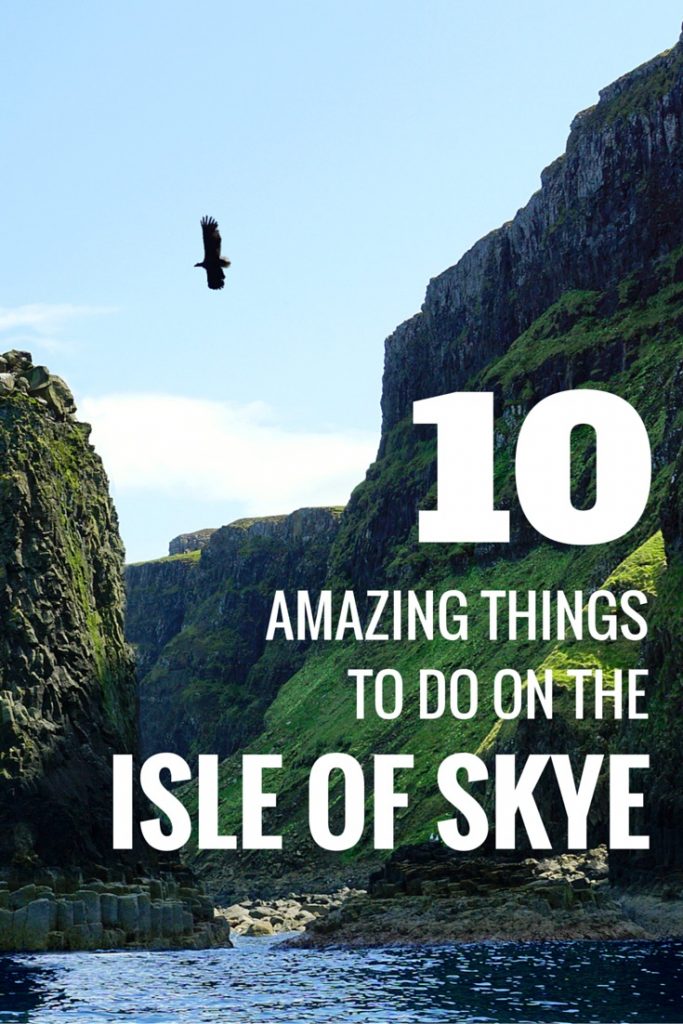 A list of 10 amazing things to do on the Isle of Skye in Scotland. Picture perfect landscapes, outstanding wildlife experiences - this Scotish island is the perfect place to travel. Click for more.