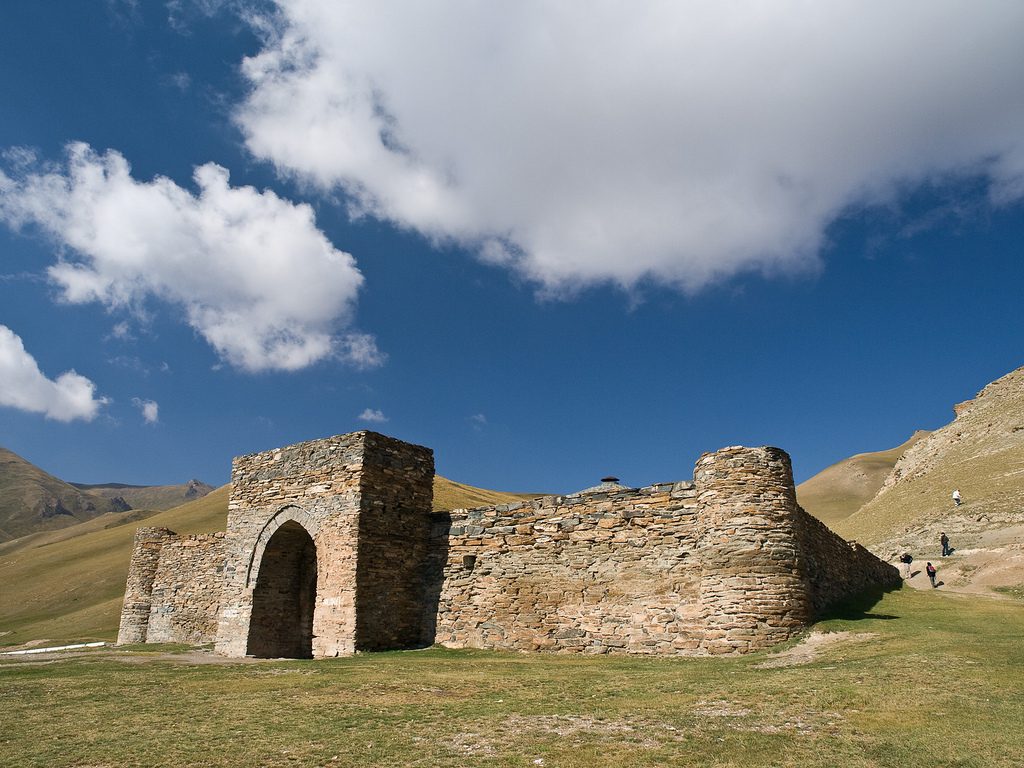 Tash Rabat is an ancient silk road caravansary in Kyrgyzstan