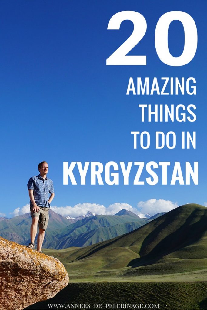 20 amazing things to do in Kyrgyzstan. You cannot miss these outstanding tourist attractions when you visit the almost forgotten country in Inner Asia. Looking for other points of interest in Kyrgyzstan - this travel guide will tell you. Click fo more.