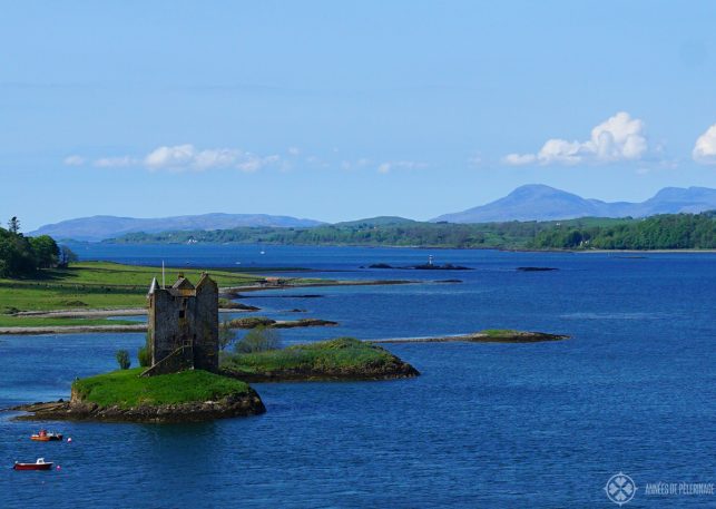 Castle Stalker near Oban in Scotland