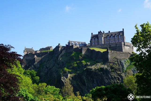 Edinburgh Castle in Edinburg Scotland