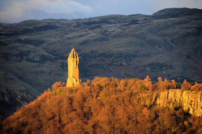 Wallace Monument near Sterling in Scotland; picture by Son of Groucho