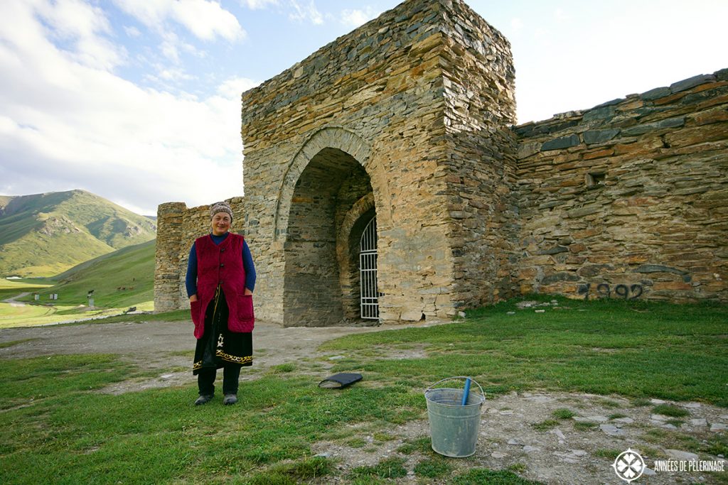 The museum ward of the Tash Rabat Silk Road caravanserai in Kyrgyzstan near Naryn