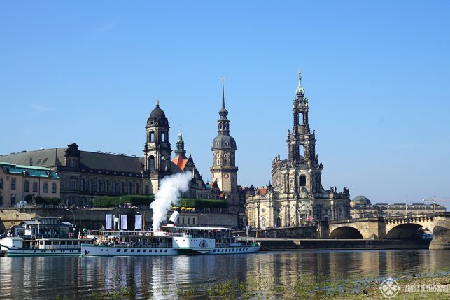 The classic view of Dresden & Brühl's terrace