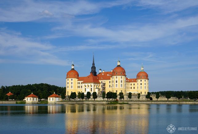 The Moritzburg water castle near dresden Germany. One of the most beautiful castles in the world