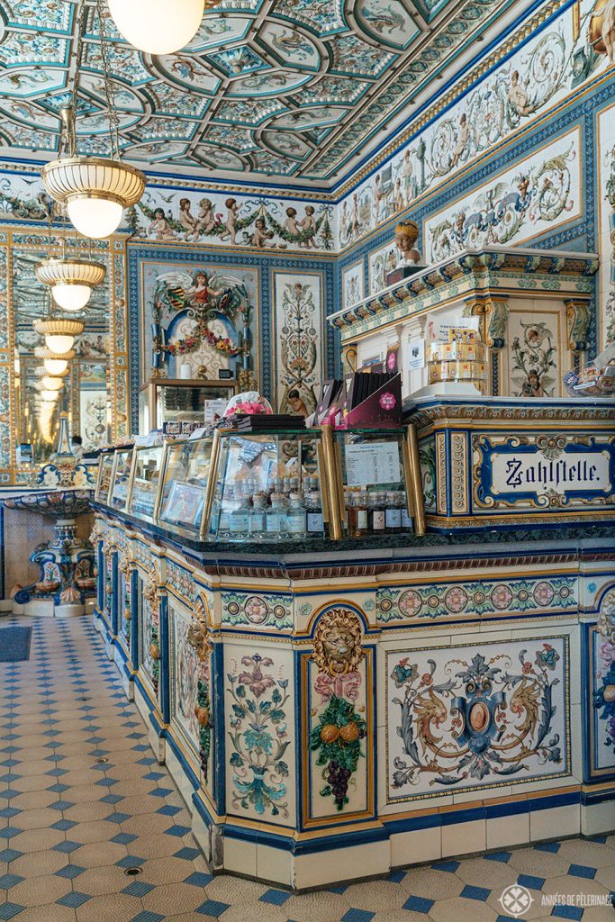 The Pfunds Molkerei dairy shop in the Dresden Neustadt