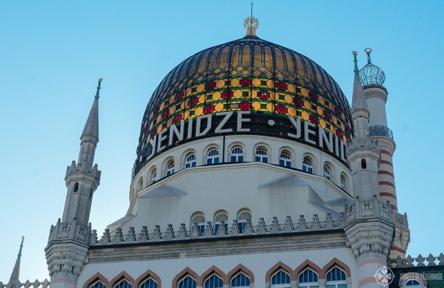 The stained glass cupola of the Yendize cigar factory where now you will find a famous restaurant and a roof top teracce