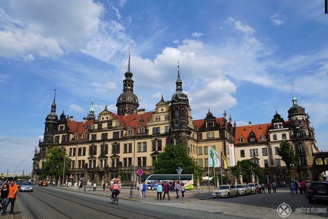 The Grünes Gewölbe art gallery in Dresden Germany. It is located inside the old castle of the King's of Saxony