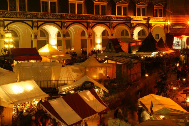 The historic christmas Market in Dresden