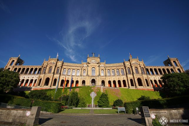 The Maximilaneum state parliament in Munich, Germany