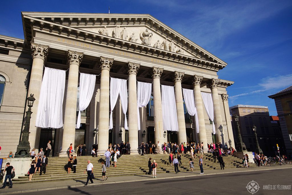 The Oper house "bayerische Staatsoper" in Munich, Germany